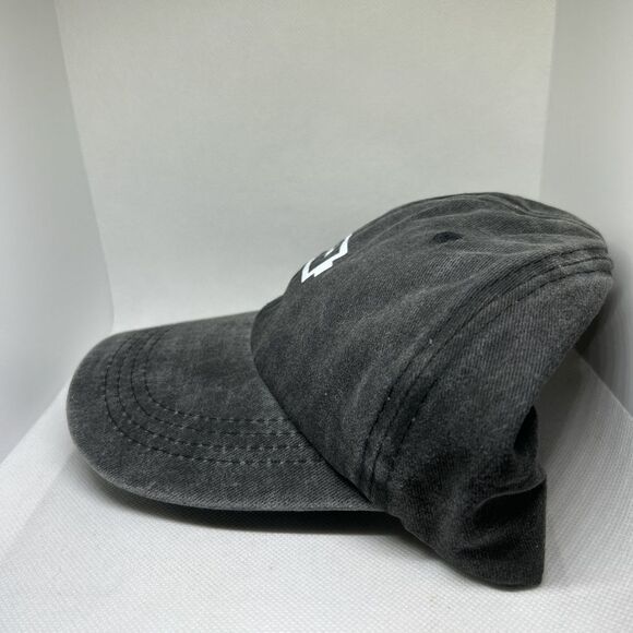 Low Battery Icon Hat – Vintage Black Dad Cap with Adjustable Strap - Picture 2 of 4